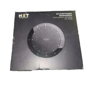 NXT Technologies UC-5100 Speakerphone - Black | High-Quality Conference Call Sol